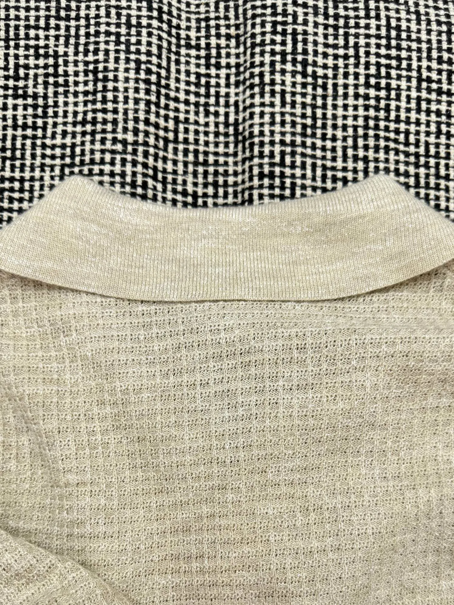 Loro Piana hollow knitted polo shirt 48/50/52/54